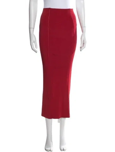 Pre-owned Marni Midi Length Skirt In Red