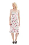 Marni Abito Con Stampa Floreale Reverie In Rew01 Lily White