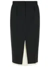 Marni Wool Midi Skirt Exposed Lining