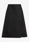 Marni Polyamide Midi Skirt In Black
