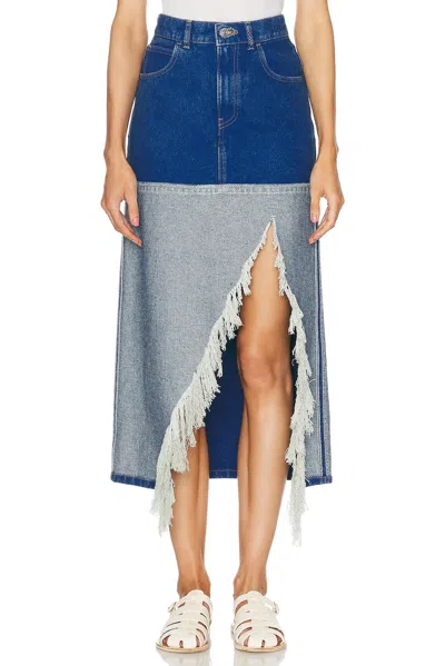 MARNI MIDI SKIRT WITH SIDE SLIT