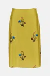 Marni Midi Skirt In Yellow