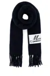 Marni Midnight Blue Alpaca Blend Scarf