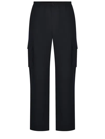 MARNI MIDNIGHT BLUE WOOL CARGO PANT