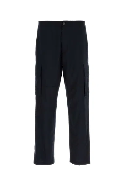 MARNI MIDNIGHT BLUE WOOL CARGO PANT