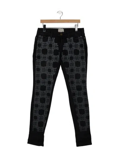 Pre-owned Marni Mid-rise Skinny Leg Jeans In Multicolor