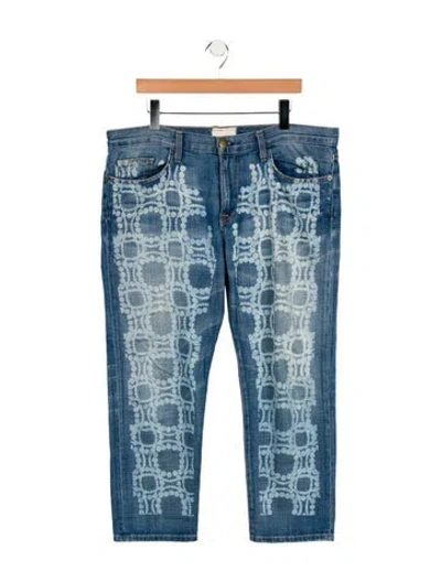 Pre-owned Marni Mid-rise Straight Leg Jeans In Blue