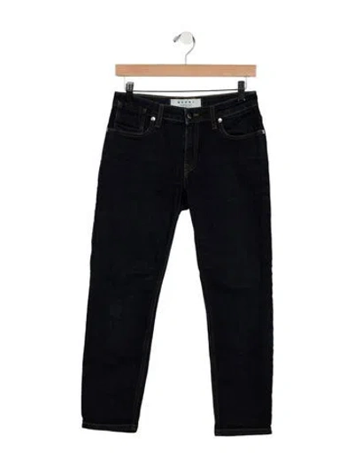Pre-owned Marni Mid-rise Straight Leg Jeans In Blue