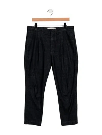 Pre-owned Marni Mid-rise Straight Leg Jeans In Blue