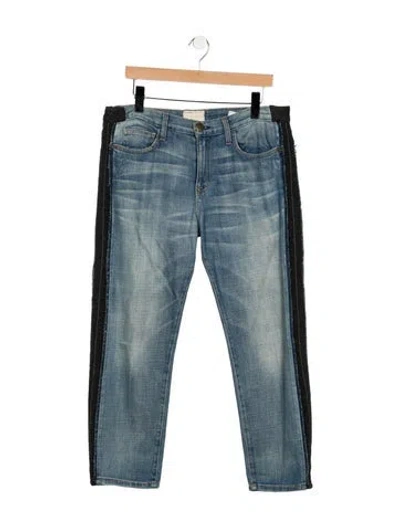 Pre-owned Marni Mid-rise Straight Leg Jeans In Blue