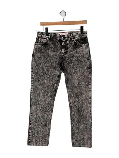 Pre-owned Marni Mid-rise Straight Leg Jeans In Multi