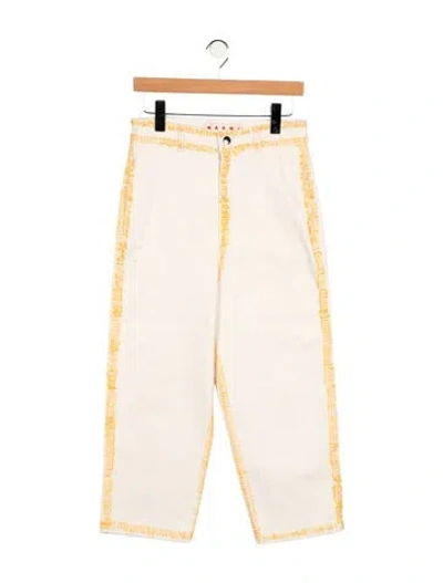 Pre-owned Marni Mid-rise Straight Leg Jeans In Neutrals