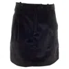 Marni Mini A-line Skirt In Black Corduroy In Black