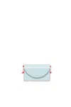Marni Faux Leather Crossbody Mini Bag Kids In Blue