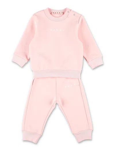 Marni Mini Cozy Two-piece Fleece Set In Multi