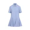 Marni Classic Button-down Shirt Dress In Striped Cotton