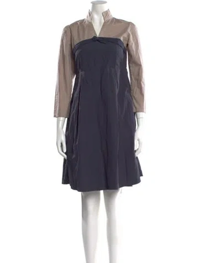 Pre-owned Marni Mini Dress In Blue