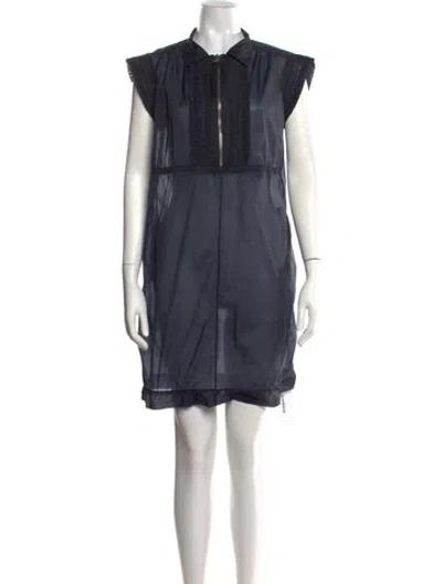 Pre-owned Marni Mini Dress In Blue