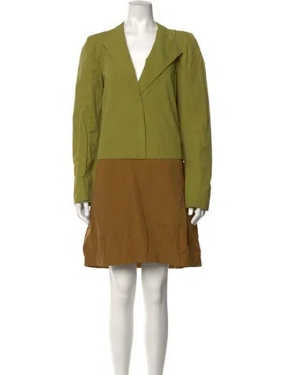 Pre-owned Marni Mini Dress In Green