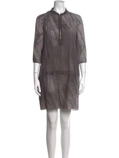 Pre-owned Marni Mini Dress In Purple