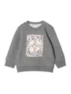 Marni Mini Logo Sweatshirt In Grey