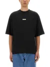 Marni Brand Label T-shirt In Black
