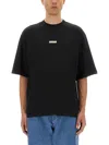 Marni Brand Label T-shirt In Black