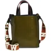 Marni Mini Museo Colorblock Leather Tote