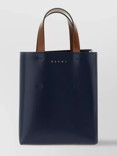Marni Mini Museo Handbag With Adjustable Strap And Dual Top Handles