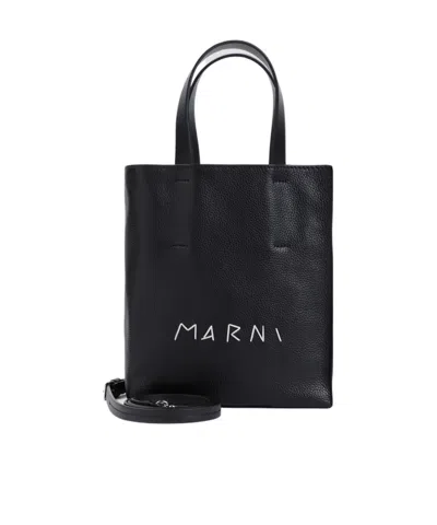 Marni Tote Bag In Black