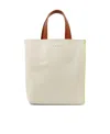 Marni Mini Museo Soft Tote Bag In Nude