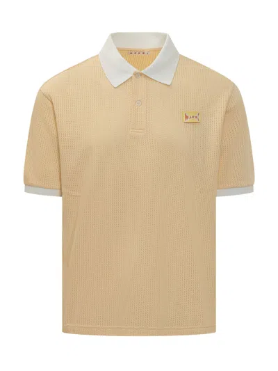 Marni Mini Polo Shirt For Ss26 In Multi