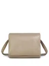 Marni Clasp-fastening Leather Pochette In Neutrals