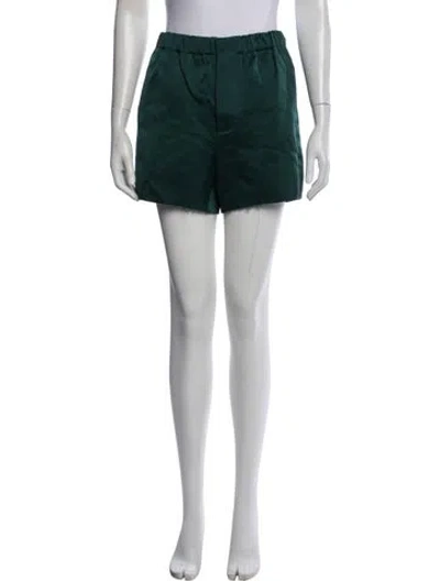 Pre-owned Marni Mini Shorts In Green
