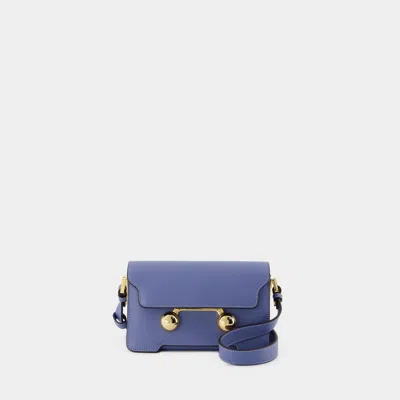 Marni Mini Shoulder Bag In Blue