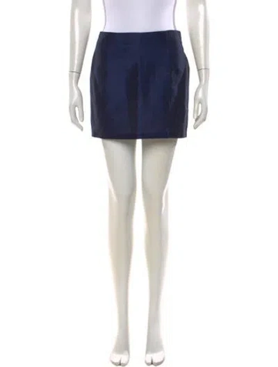 Pre-owned Marni Mini Skirt In Blue