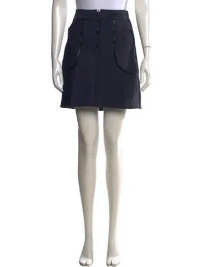 Pre-owned Marni Mini Skirt In Blue