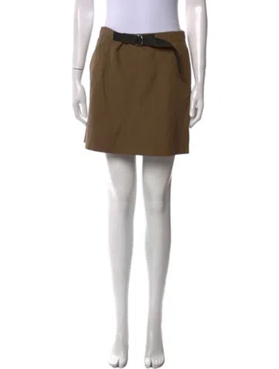 Pre-owned Marni Mini Skirt In Brown