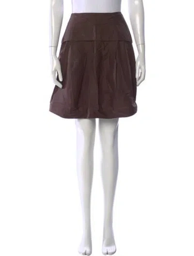 Pre-owned Marni Mini Skirt In Brown