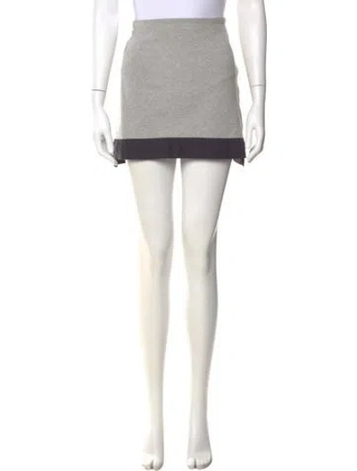 Pre-owned Marni Mini Skirt In Gray