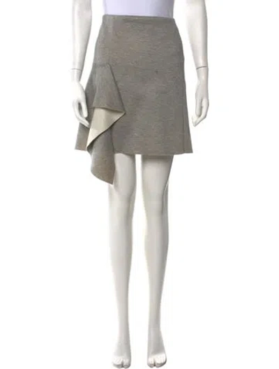Pre-owned Marni Mini Skirt In Grey