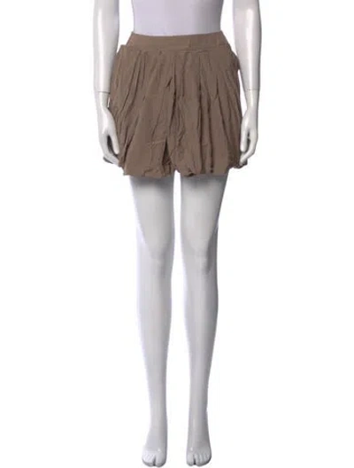 Pre-owned Marni Mini Skirt In Neutral