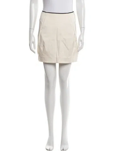 Pre-owned Marni Mini Skirt In Neutrals