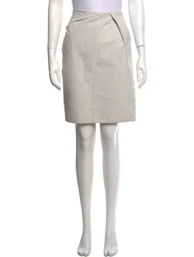 Pre-owned Marni Mini Skirt In Neutrals