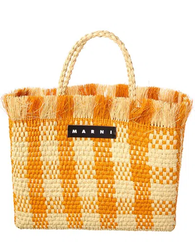 Marni Mini Tote In Orange