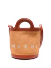 Marni Mini Tropicalia Bucket Bag In 褐色