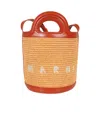 Marni Versatile Circular Handle Shoulder Bag In Nude