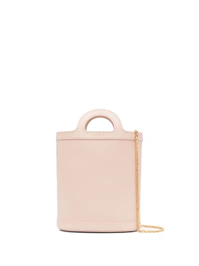 Marni Mini Tropicalia Bucket Bag In Pink