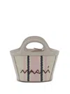 Marni Mini Tropicalia Tote Bag In Neutrals