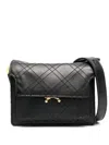 Marni Mini Trunk Shoulder Bag In Schwarz